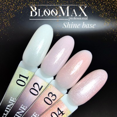 База BlooMaX с шимером Shine 03, 12 мл
