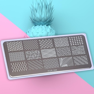 Пластина для стемпинга lakshery #043