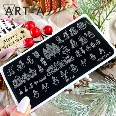 Пластина для стемпинга Art-A W06