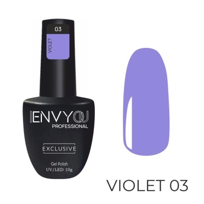 ENVY, Гель лак, Violet 03 (10ml)