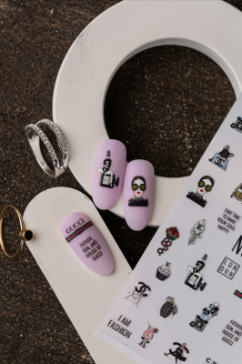 Наклейки для ногтей NOGTEMODA 107